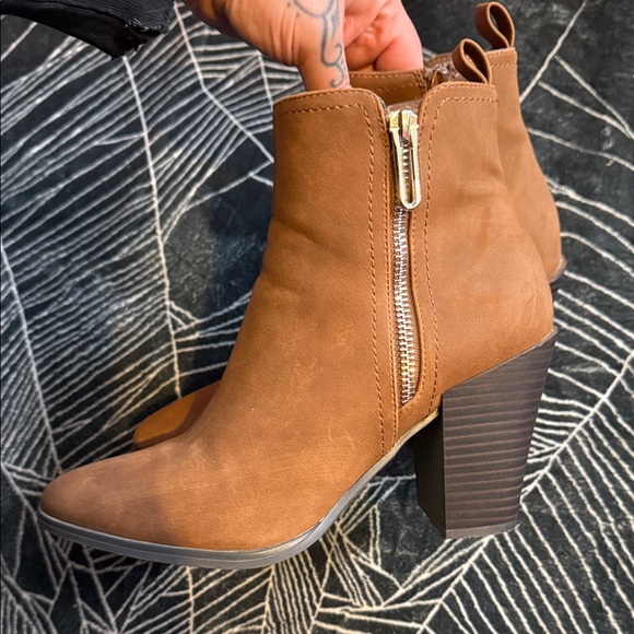 Call It Spring Brown Ankle Booties - Picture 2 of 10